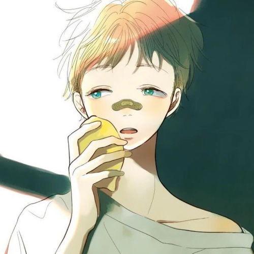 甜心吃瓜头像男动漫,动漫男角色魅力四溢